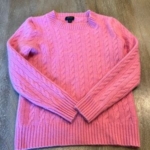 J.Crew cashmere cableknit sweater